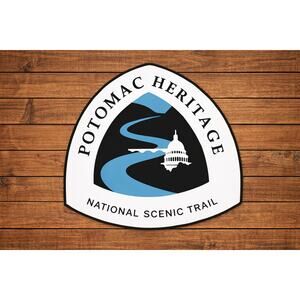 Potomac Heritage National Scenic Trail Sign Route Marker Virginia Maryland Penn